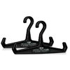 HEAVY DUTY VEST HANGERS - 150 lb kantokyvyn omaava, kevyt polymeri-muotoilu, täydellinen taktisten liivien ja plate carrierien säilytykseen.