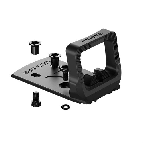 Radian GUARDIAN Optic Mounting System tarjoaa huipputason suojan punapisteoptikallesi, kestävä alumiinirakenne ja vedenpitävät O-renkaat.
