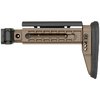AK ALPHA Series Folding Stock tarjoaa säädettävän poskituen, kestävän teräsrakenteen ja monipuoliset kiinnitysmahdollisuudet, täydellinen käytettäväksi aseissa.