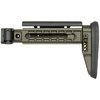 AK ALPHA Series Folding Stock on erinomainen valinta, jossa on säädettävä poskipala, kestävä taittomekanismi ja kolme QD-kantohihnan kiinnityspistettä.