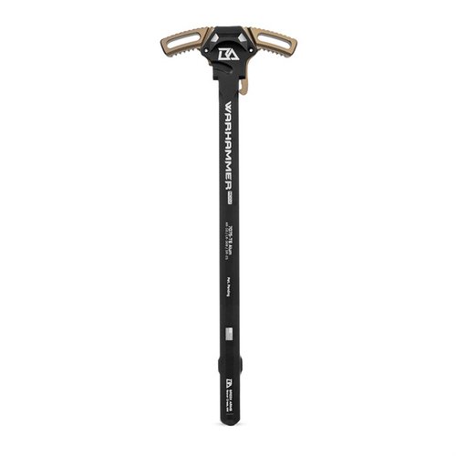 .308 AR WARHAMMER MOD2 ambidextrous charging handle tarjoaa erinomaisen päivityksen, vähentää kaasupakoja ja on yhteensopiva useiden AR10-alustojen kanssa.
