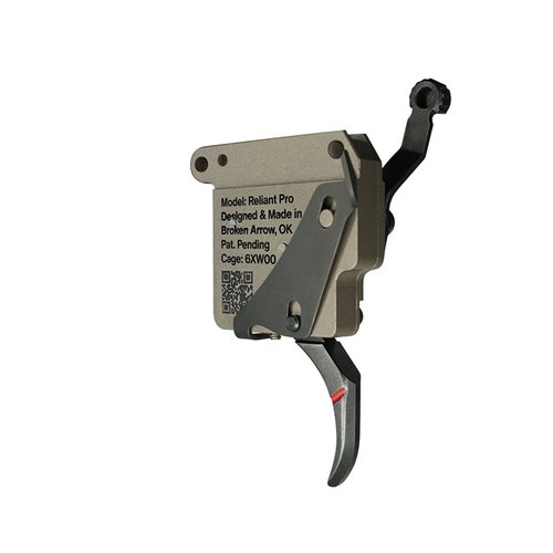 RISE Reliant Pro - helppo asennus, säädettävä 3 lbs vetopaino ja luotettava turvallisuus Remington 700 -kivääreille ja niiden klooneille.
