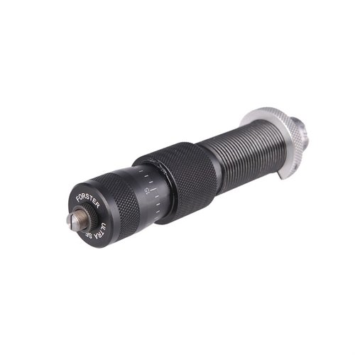 Forster XL ULTRA! MICROMETER SEATER DIES tarjoaa huipputarkkuuden patruunoiden valmistukseen, säätösyvyys .0005 - .001 tuumaa, täydellinen XL Coax Pressille.