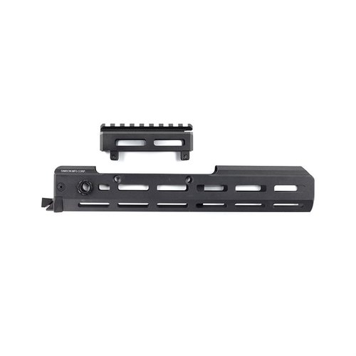 Samsonin M-LOK® Handguard AK-47: helppo asentaa, säädettävä, pitkä muoto suojaa käsiä, mahdollistaa optiikan kiinnityksen ja yhteensopiva aftermarket-osiin.