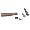 Geissele Premium Mil-Spec Buffer Tube on valmistettu kestävästä 7075-T6-alumiinista, 6 asentoa, mukana Super 42 -jousi, joka parantaa luotettavuutta.