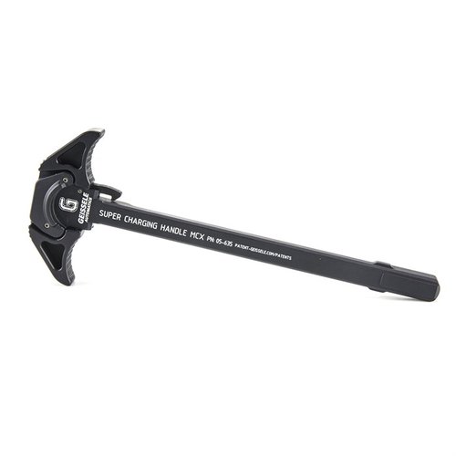 MCX Super Charging Handle (SCH®) on valmistettu 7075-T6 alumiinista, ambidextrous-muotoilu, checkered-pinta ja parempi kaasun hallinta lyhyillä piipuilla.