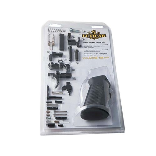 .308 AR-308 Lower Parts Kit sisältää kaikki tarvittavat osat, kuten liipaisimen, vasaran ja magneettikytkimen, korkealaatuisista amerikkalaisista materiaaleista.