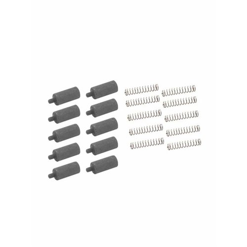 LUTH-AR Buffer Retainer with Spring 10-pack on erinomainen valinta AR-aseiden huoltoon; Mil-Spec, mangaanifosfaatti viimeistely ja halkaisija .247.