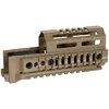 Midwest Industriesin AK Alpha Series Quad Rail -kädensijat tarjoavat joustavuutta, kevyttä alumiinirakennetta ja useita kiinnityskohtia lisävarusteille.