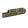 Midwest Industries AK Alpha Series Quad Rail Handguard tarjoaa joustavan asennuksen, kevyen 6061-alumiinirakenteen ja useita QD-pisteitä lisävarusteille.