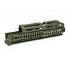 Midwest Industriesin AK Alpha Series Quad Rail - kevyet, kestävä 6061-alumiini, monipuoliset kiinnityspisteet ja yhteensopivuus useimpien AKM-aseiden kanssa.