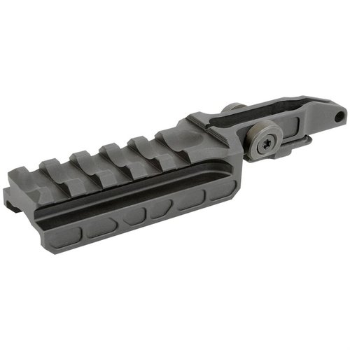 AK ALPHA MINI DOT MOUNT PICATINNY mahdollistaa punapisteiden kiinnittämisen AK47/AK74 aseisiin ilman pysyviä muutoksia, ja siinä on sisäänrakennettu Iron sight.