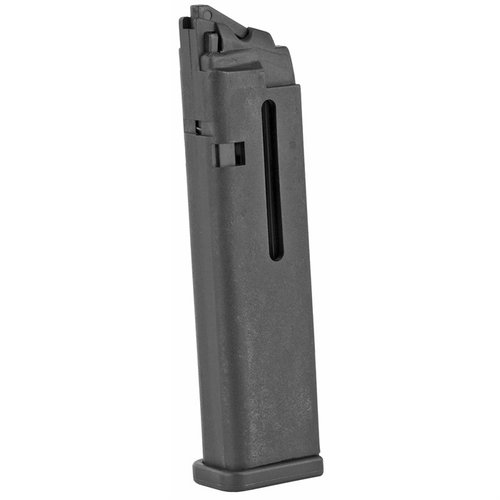 ADVANTAGE ARMS 22 LR - 15 tai 25 laukauksen lipas Glock 17, 19, 22, 23 Gen 3 ja 4. Sopii CCI 40 Grain Round Nose Mini-Mag ammuksille. Musta viimeistely.
