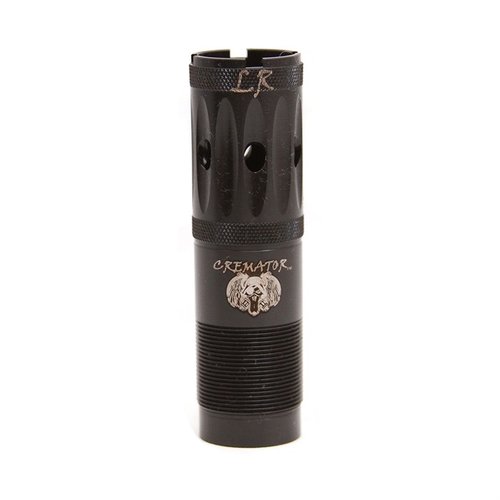 Carlsonin Cremator® Choke Tubes tarjoavat Triple Shot Technology (TST) -ratkaisun, joka parantaa tiheyttä ja vähentää haulien muodonmuutoksia.