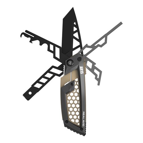 AR-15 GUN TOOL EDGE yhdistää terävän 2.6" Tanto -terän ja 12 työkalua, jotka tekevät siitä täydellisen kumppanin tarkkuutta ja luotettavuutta vaativille.