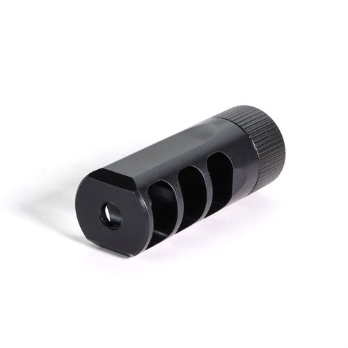 GUNNER 3-Port Muzzle Brake vähentää rekyyliä yli 50%, on helppo asentaa ilman crush washeria ja on 100% laillinen 3-Gun Nation, USPSA ja IDPA kilpailuissa.