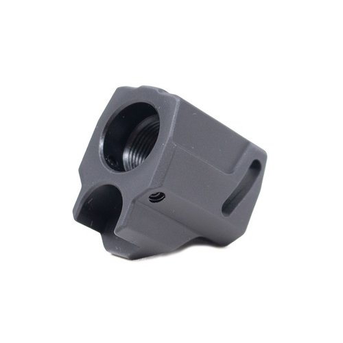 Faxon Firearmsin EXOS-525 kompensaattori SIG P365/365XL: vähentää rekyyliä ja piipun liikettä, parantaa tarkkuutta, valmistettu 6061 alumiinista.