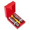 .32-40 Full Pacesetter 2-die set sisältää Full Length Sizing Die, Bullet Seating Die, Universal Shell Holder, Powder Dipper ja ohjeet. Teräksinen ja rajoitettu erä.