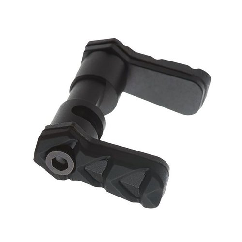 NEXGEN 45/90 Ambidextrous Safety Selector tarjoaa säädettävän heiton 45 ja 90 astetta, kestävä alumiini ja kumipinta, täydellinen vasenkätisille ja oikeakätisille.