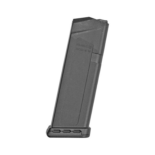 AMEND2 MOD-3 A2-19 9MM LUGER - kestävä ja luotettava 15 laukauksen lipas GLOCK® 19:lle, valmistettu kevyestä ja iskunkestävästä polymeeristä.