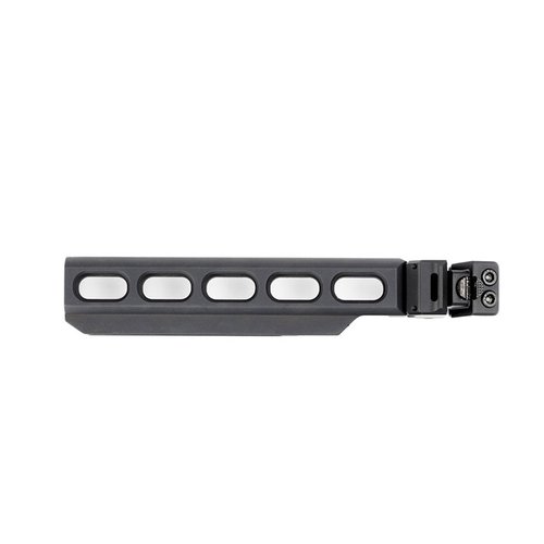 B.R.E. Bufferless Receiver Extension on 6-asentoinen säädettävä karbiini, yhteensopiva mil-spec AR-15 -osien kanssa, kevyempi ja tyylikäs.