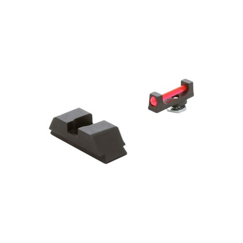 AMERIGLO Range FO Sight Set tarjoaa nopeutta ja tarkkuutta Glock®-pistooleille, joissa on kestävä rakenne ja punainen kuituoptiikka.