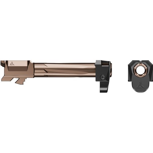 Radian® AFTERBURNER™ + RAMJET™ - yhdistelmä tarjoaa erinomaisen rekyylin vähentämisen, tarkkuuden ja helpon asennuksen Glock 19:lle.
