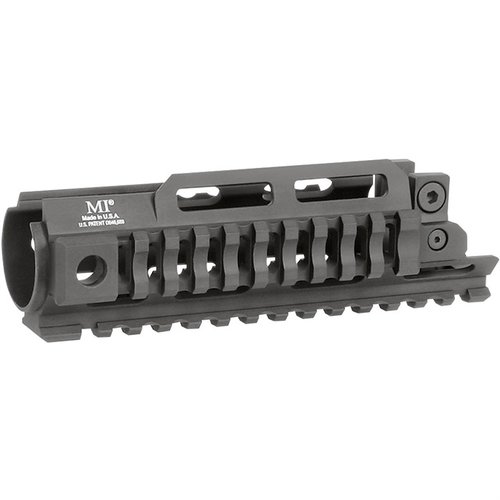 MP5-TRI-RAIL HANDGUARD on H&K MP5 tarjoaa kevyen, kestävä ja helppokäyttöisen muotoilun, jossa on tri-rail Picatinny ja M-LOK™ liitännät lisävarusteille.