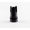FHD FLASH HIDER tarjoaa tiiviin mustan nitride-pinnoitteen, yhteensopivuutta Atlas ja Plan B -kiinnitysten kanssa sekä parannetut työnnön tasot.