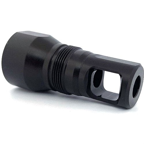BLYAT MUZZLE BRAKES tarjoaa täydellisen yhteensopivuuden Atlas-adaptereiden kanssa, musta nitride-pinta tiivistää ja helpottaa AK-aseiden kohdistusta.