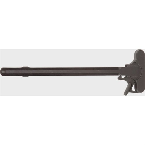 TACTICAL 5.56MM CHARGING HANDLE tarjoaa parannellun taktisen lukkon, joka on yhteensopiva useiden kaliperien kanssa ja toimii tehokkaasti suoraan impakti- tai pistoontilassa.