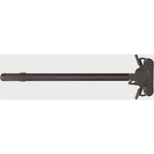 AMBIDEXTROUS 7.62MM CHARGING HANDLE parantaa SR-25 tyyppisten aseiden ergonomiaa ja käsittelyä, erityisesti käytettäessä kiikaria.