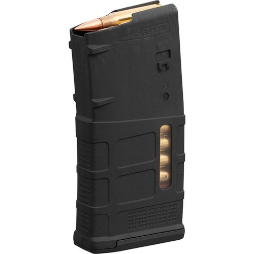 PMAG® LR/SR GEN M3 on kevyt ja kestävä 25 laukauksen lipas, jossa on MagLevel™-ikkunat, itsevoideltava seuraaja ja erinomainen luotettavuus.