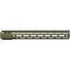 Aero Precisionin MOD 4 Handguard yhdistää kestävän 6061-T6 alumiinirakenteen ja ergonomisen muotoilun, tarjoten 7-sivuisen M-LOK™-liitännän ja neljä teräksistä QD-liitintä.