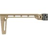 ARM BRACE SIDE FOLDING - kestävä 4140 teräksestä valmistettu mekaaninen mekanismi, 5 QD sling kiinnitystä ja erittäin jäykkä 6061 alumiinista valmistettu varsi.