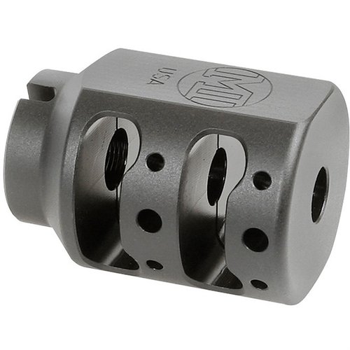 ALPHA TANK BRAKE tarjoaa maksimaalisen vaimennuksen piipun nousulle, on valmistettu 416 ruostumattomasta teräksestä ja tarjoaa elinikäisen takuun.