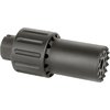ALPHA BLAST DIVERTER ohjaa äänen eteenpäin, on valmistettu kestävästä 6061-alumiinista, painaa vain 9.8 oz ja sopii M14X1LH-kierteelle.