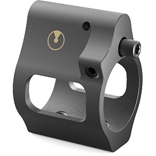 UD AR-15 SOLID ADJUSTABLE GAS BLOCK tarjoaa 16 säätötasoa, kevyen rakenteen ja mahdollisuuden puhdistaa, parantaen tarkkuutta ja vähentäen rekyyliä.