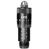 LEE PRECISIONin micrometer adjust screw mahdollistaa tarkan ja sujuvan patruunoiden istutussyvyyden säädön ilman häiritseviä napsahduksia.