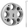 ULTIMATE TOOL CARRIER on Ultimate Turret Press tarjoaa tarkkuusjyrsittyjä, monipuolisia die-asentoja, jotka hyväksyvät kaikki Lee Breech lock -bushings.