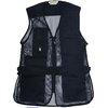 BOB ALLEN FULL MESH SHOOTING VEST on kevyt ja hengittävä, varustettu Insert-A-Pad -taskulla, säädettävillä sivunauhoilla ja tilavilla etutaskuilla.
