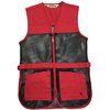 BOB ALLEN FULL MESH DUAL PAD SHOOTING VEST tarjoaa kevyen ja hyvin tuulettuvan rakenteen, säädettävät sivunauhat ja tilavat taskut ammusten säilytykseen.
