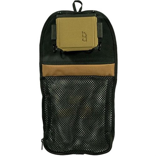 BOB ALLEN TOP GUN STRUCTURED MESH SHELL POUCH tarjoaa EVA-muotoillun vaahtomuovisen hylsylaatikon, 100 tyhjälle hylsylle, ja vahvistetut metallivöklipit.