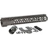 MIDWEST INDUSTRIES COMBAT RAIL HD M-LOK - kestävä, tarkka ja vakaa AR-15 kädensija, jossa on 7 M-LOK-sivua ja raskaasti koneistettu rakenne.