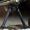 MAGPUL MOE QD bipod M-LOK: nopea asennus, 40% kevyempi, säädettävät jalat 7-10 tuumaa, kestävä rakenne ja vaihdettavat jalat eri ympäristöihin.