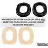 Noisefighters Sightlines gel ear padit tarjoavat mukavuutta silmälasien käyttäjille, erinomaisen ääneneristyksen ja helpon vaihdettavuuden useimpiin kuulokkeisiin.