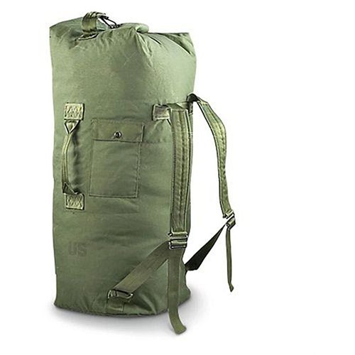 Kestävä US Made Two Strap Nylon Cordura Duffle Bag on suunniteltu vaativille käyttäjille, vedenkestävä, mukautuvat olkahihnat ja monipuolinen kantokahva.