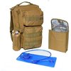 CACTUS JACK ARMORED TRANSPORT BACKPACK on muokattava reppu, jossa on MOLLE-kiinnitykset, vesipussi, eristetty pulloteline ja tilaa 10" x 12" panssarilevylle.