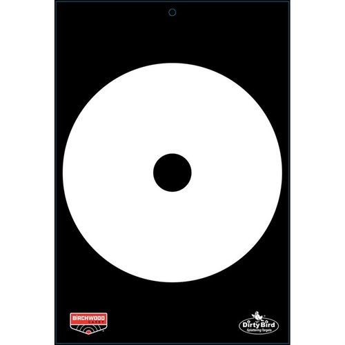 BIRCHWOOD CASEY DIRTY BIRD QUICKDRAW 12 x 18" TARGETS tarjoavat erinomaisen näkyvyyden laukauksille, intensiivinen roiske parantaa kontrastia ja kestävä rakenne.