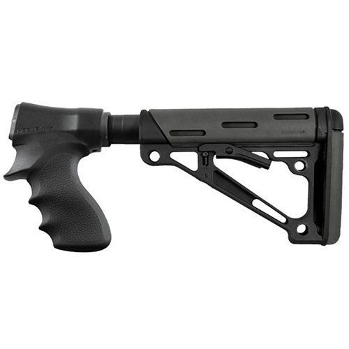 HOGUE® Buttstock Adapter Remington 870® tarjoaa kevyen, kestävästä polymeeristä rakenteen, vaimennuksen, ja monipuoliset kiinnitysvaihtoehdot.